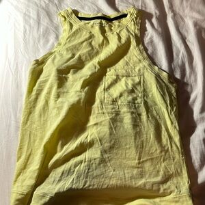 Bright yellow Athleta tank top. Size XS.